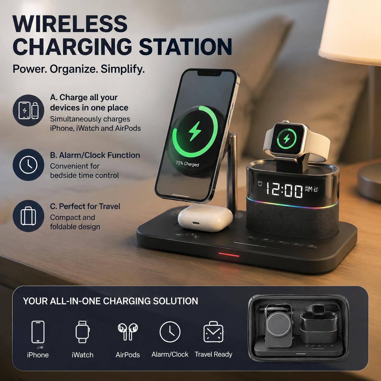 Micro Usb Cable - محطة شحن لاسلكية مغناطيسية للهواتف سلسلة