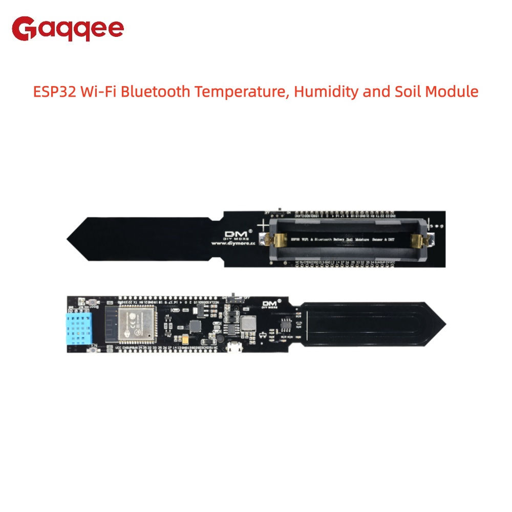 Esp32 Battery Holder Lipo - وحدة درجة الحرارة والرطوبة والتربة DHT11