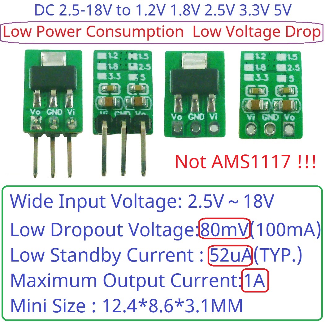 Esp32 Step Down Buck - وحدة تحويل الجهد الكهربائي ESP32 Tiny