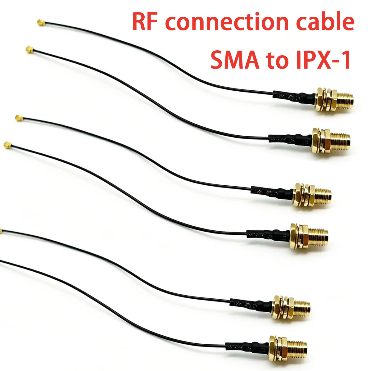 Ipex Connector - ﻿ كابل SMA إلى IPX-1 بطول