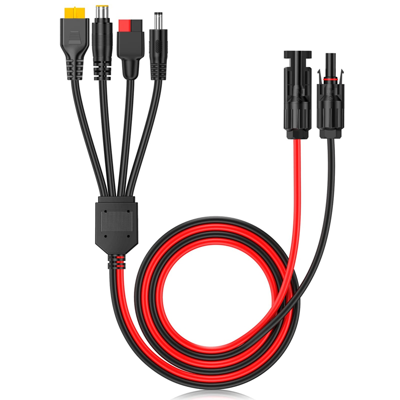 Ipex Connector - موصل لوحة شمسية A01F-4-في-1 مع كابل