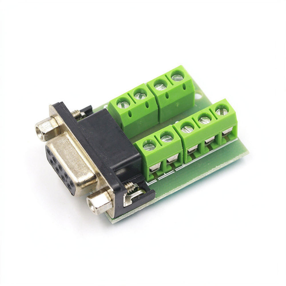 Screw Terminal Block - موصل DB9 بدون لحام لمحول Yuanlitai