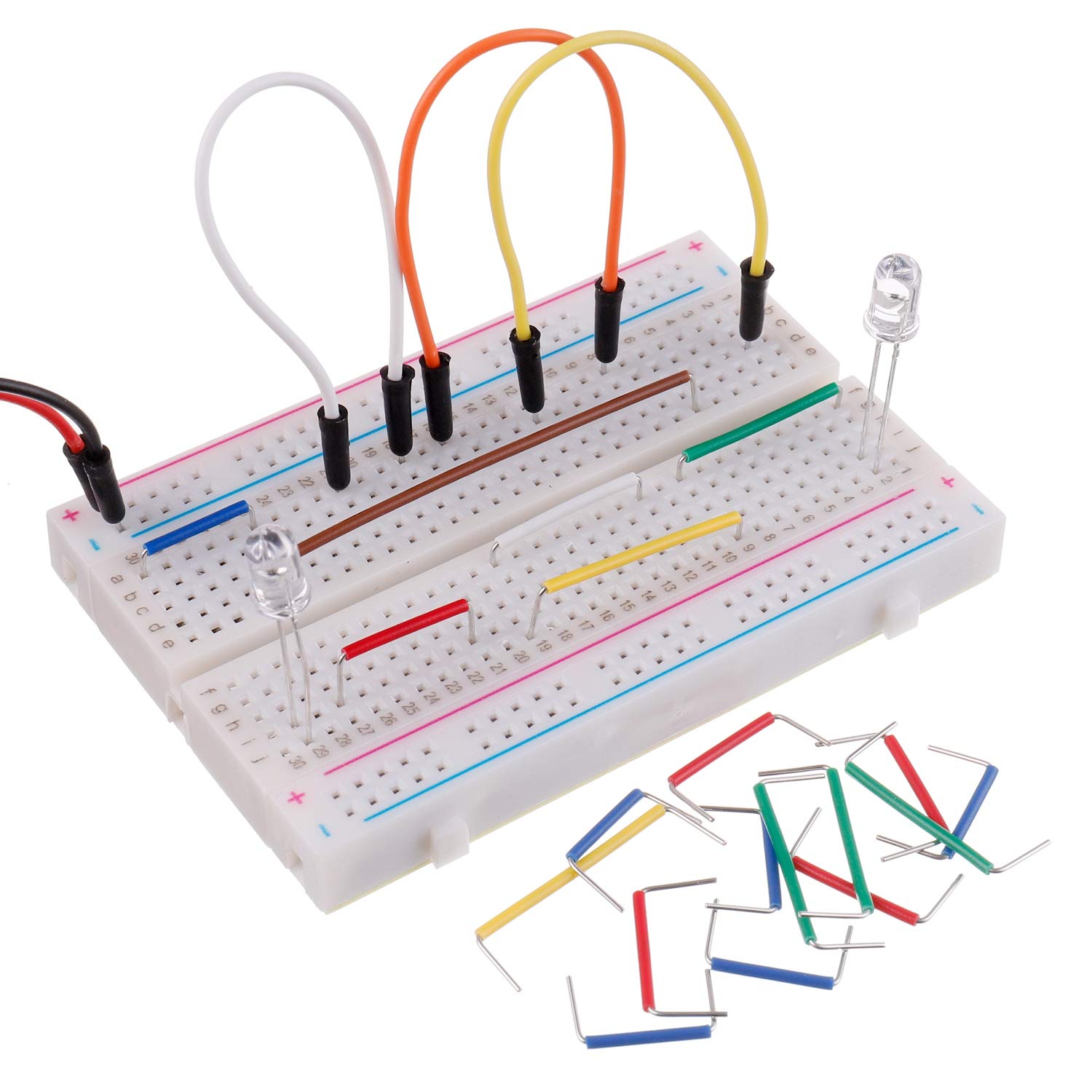 Breadboard 400 Point - لوحة تجارب 400/830 نقطة بدون لحام،