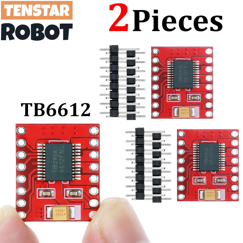 Breadboard 400 Point - TENSTAR 2 قطعة TB6612 المزدوج موتور