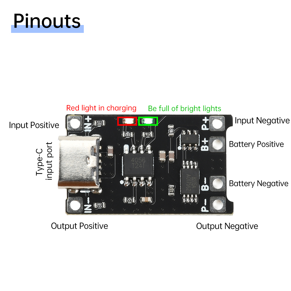5 قطع وحدة شحن بطارية ليثيوم أ - مراجعة Tp4056 Module وسعره