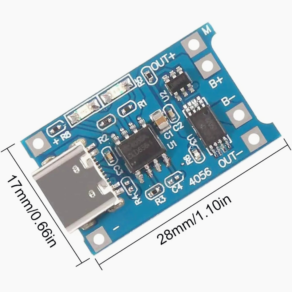 10/20 قطعة لوحة شحن بطارية ليث - مراجعة Tp4056 Module وسعره
