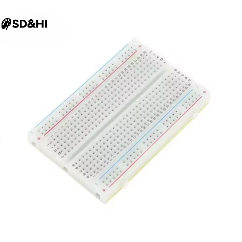 لوحة اختبار PCB بدون لحام بـ 4 - مراجعة Breadboard 400 Point وسعره