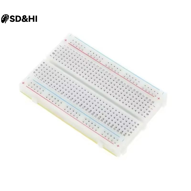 لوحة اختبار PCB بدون لحام بـ 4 - مراجعة Breadboard 400 Point وسعره