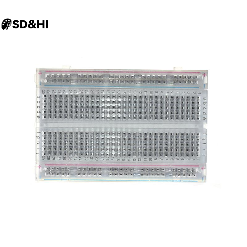 لوحة اختبار PCB بدون لحام بـ 4 - مراجعة Breadboard 400 Point وسعره