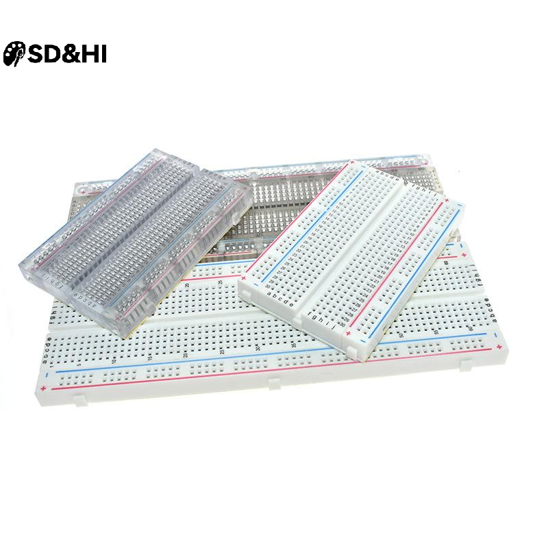 لوحة اختبار PCB بدون لحام بـ 4 - مراجعة Breadboard 400 Point وسعره