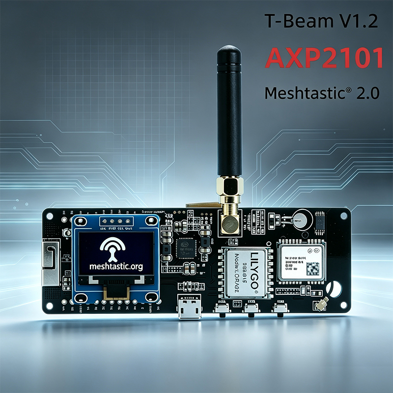 LILYGO TTGO Meshtastic T-Beam  - مراجعة Esp32 Battery Holder Lipo وسعره