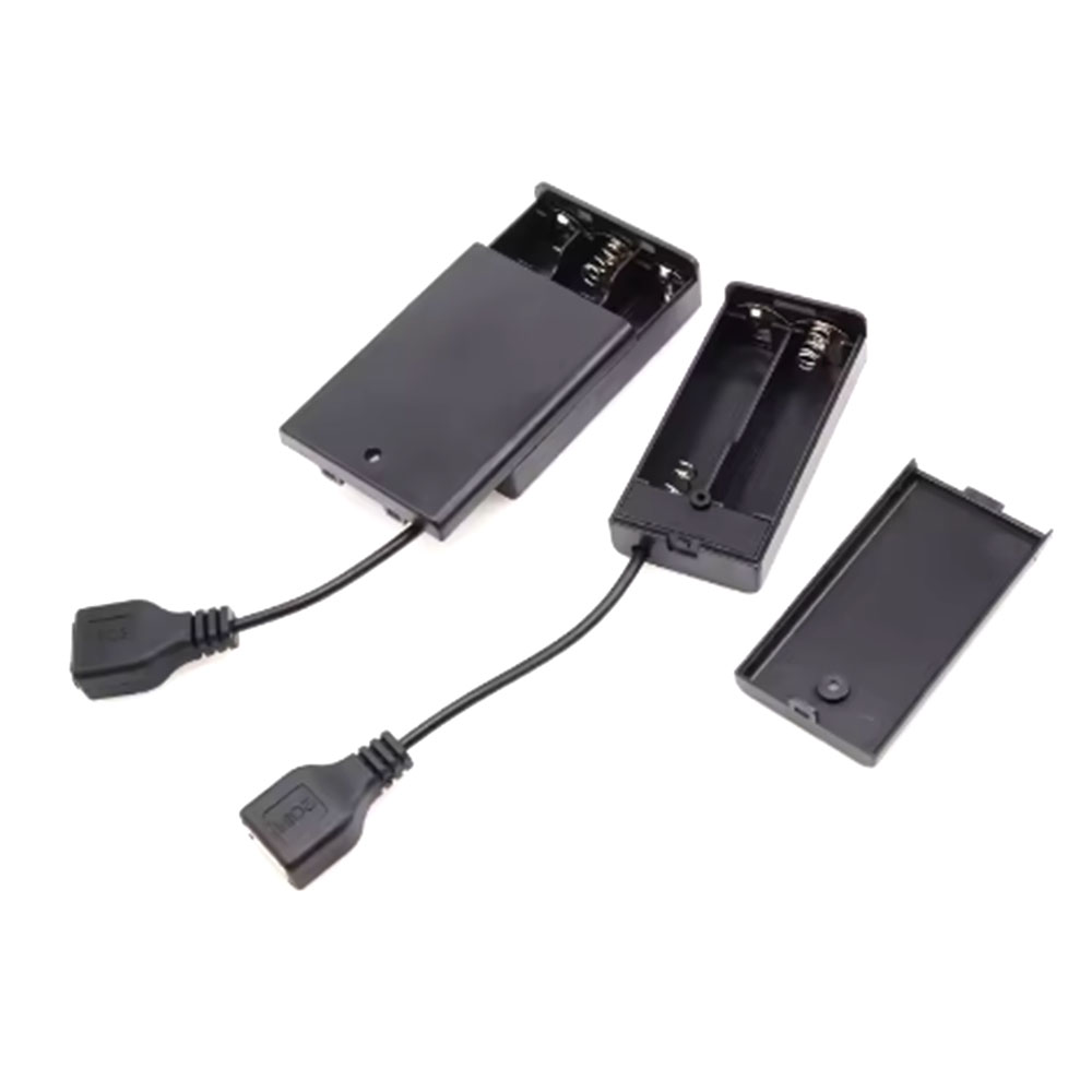حامل/علبة بطارية AA قطعة واحدة - مراجعة Jumper Wire Kit وسعره