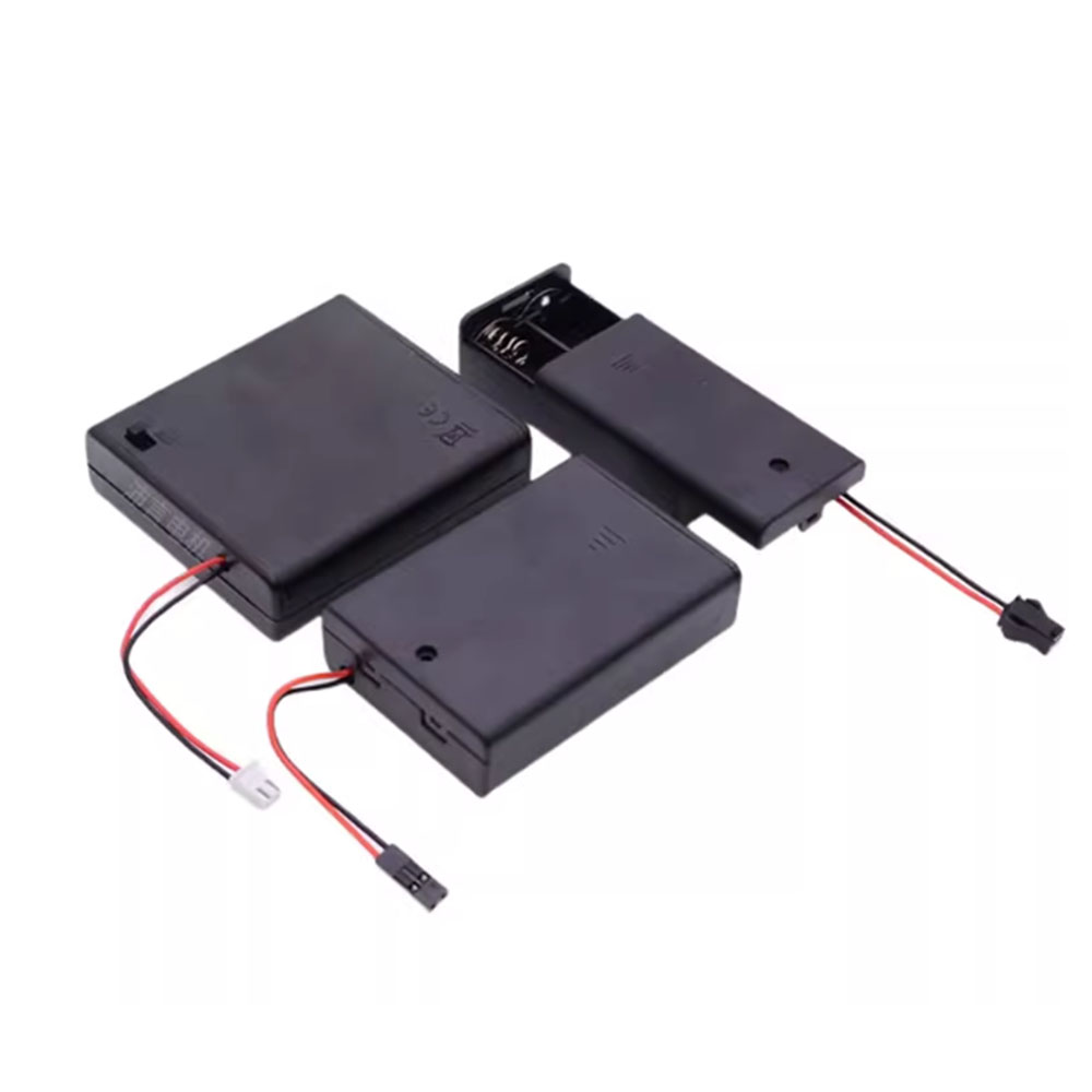 حامل/علبة بطارية AA قطعة واحدة - مراجعة Jumper Wire Kit وسعره