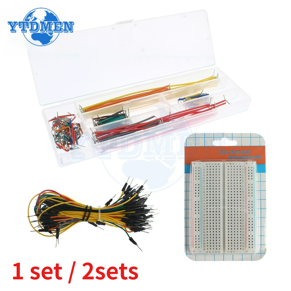 1/2 مجموعات ألواح الخبز طقم أس - مراجعة Breadboard 400 Point وسعره