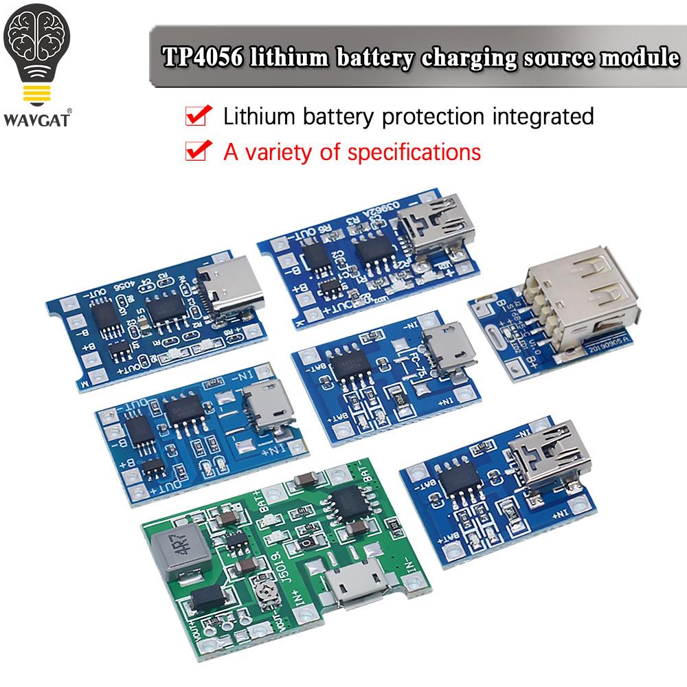 5 قطعة مايكرو USB 5 فولت 1A 18 - مراجعة Tp4056 Module وسعره