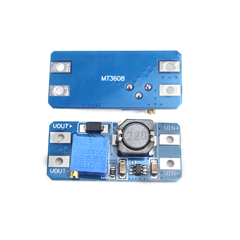 1-10 قطع محول تيار مستمر MT360 - مراجعة Boost Converter وسعره