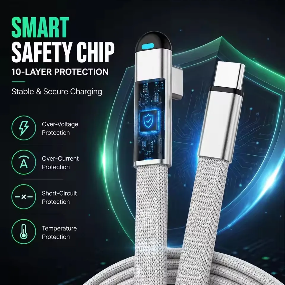 كابل شحن فائق السرعة 65 واط من - مراجعة Usb C Cable وسعره