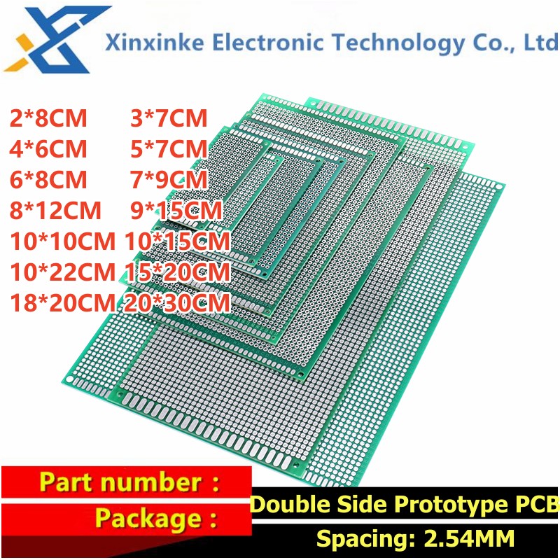 5 قطعة 2.54 مللي متر 7*9 سنتيم - مراجعة Pcb Prototyping Board وسعره
