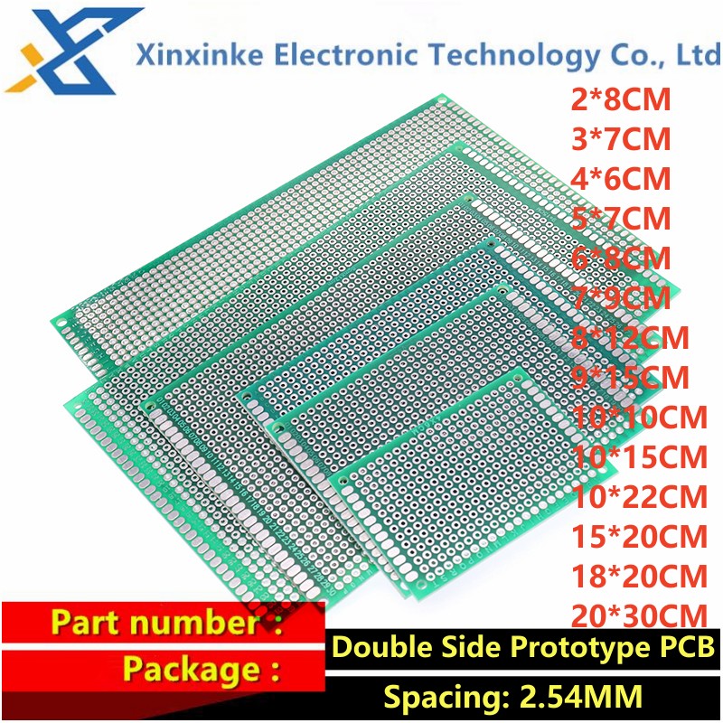 5 قطعة 2.54 مللي متر 7*9 سنتيم - مراجعة Pcb Prototyping Board وسعره