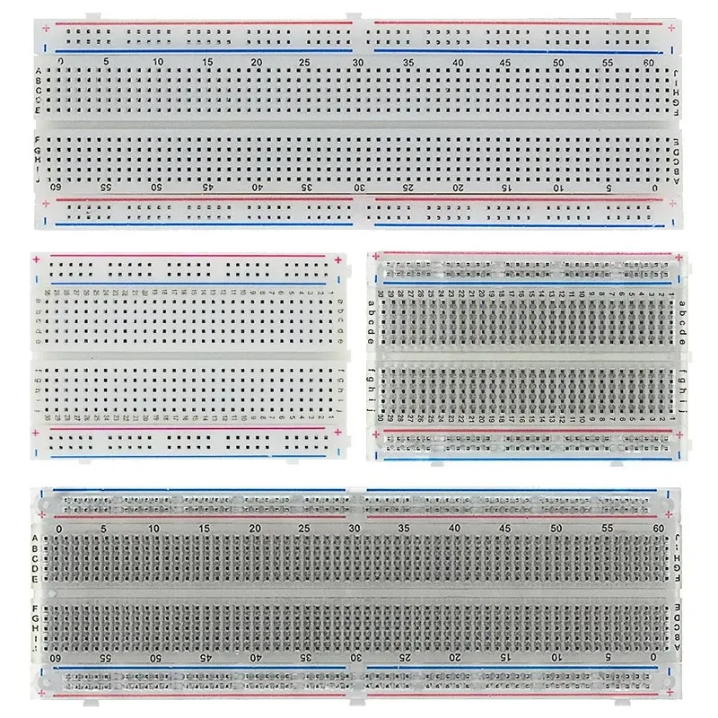 400/830 نقطة ربط لوحة تجارب MB - مراجعة Breadboard 400 Point وسعره