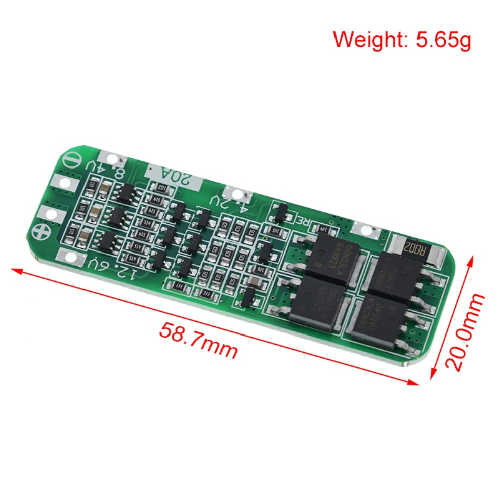 PCB BMS لوحة حماية لمحرك الحفر - مراجعة Li Ion Charger Module وسعره