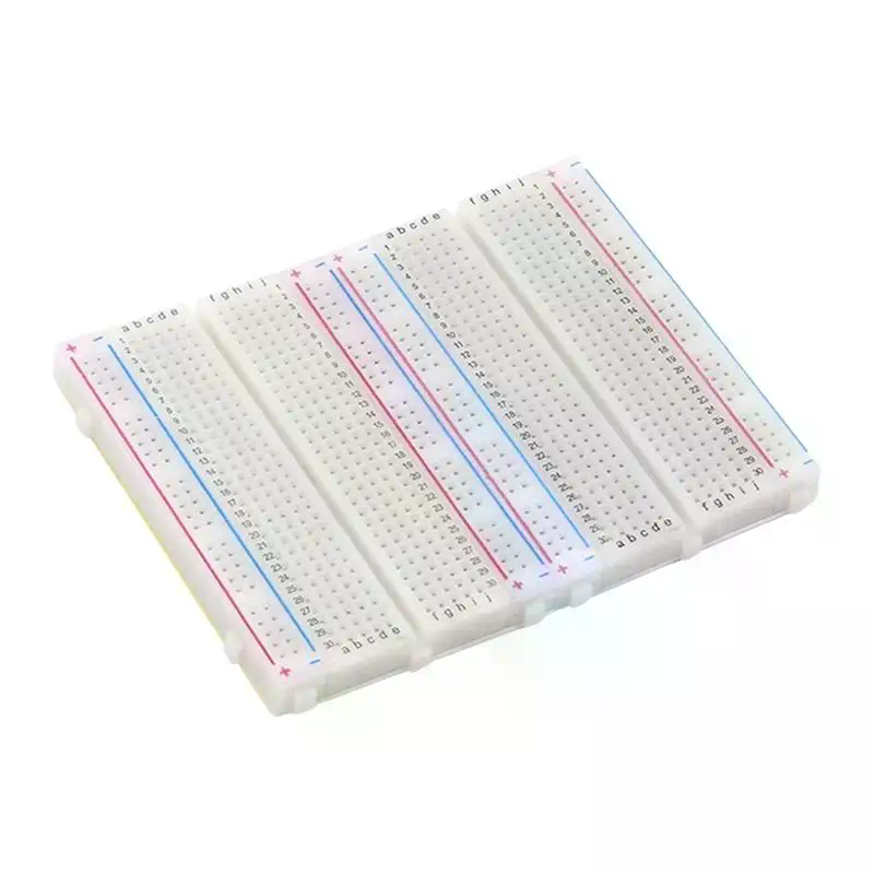 لوحة تجارب إلكترونية بدون لحام - مراجعة Breadboard 400 Point وسعره