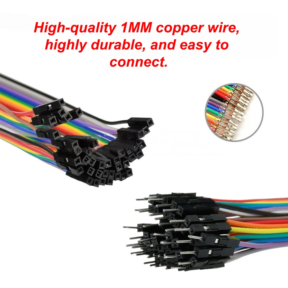 كابلات دوبونت 40P بطول 10/15/2 - مراجعة Jumper Wire Kit وسعره