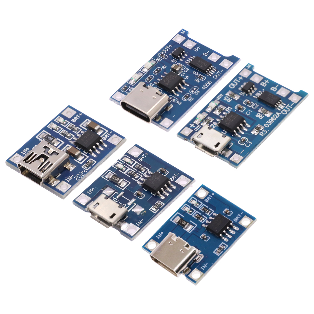 وحدة شحن بطارية ليثيوم مع حماي - مراجعة Tp4056 Module وسعره