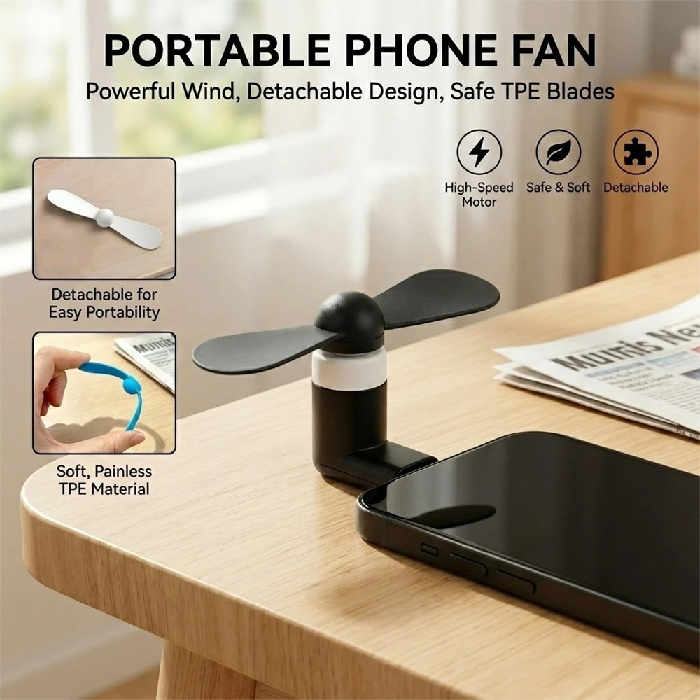 مروحة يدوية صغيرة محمولة مبتكر - مراجعة Micro Usb Cable وسعره