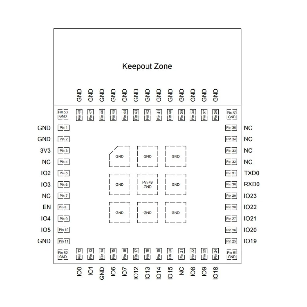 2-100 قطعة من وحدة ESP32-C6-MI - مراجعة Ipex Connector وسعره