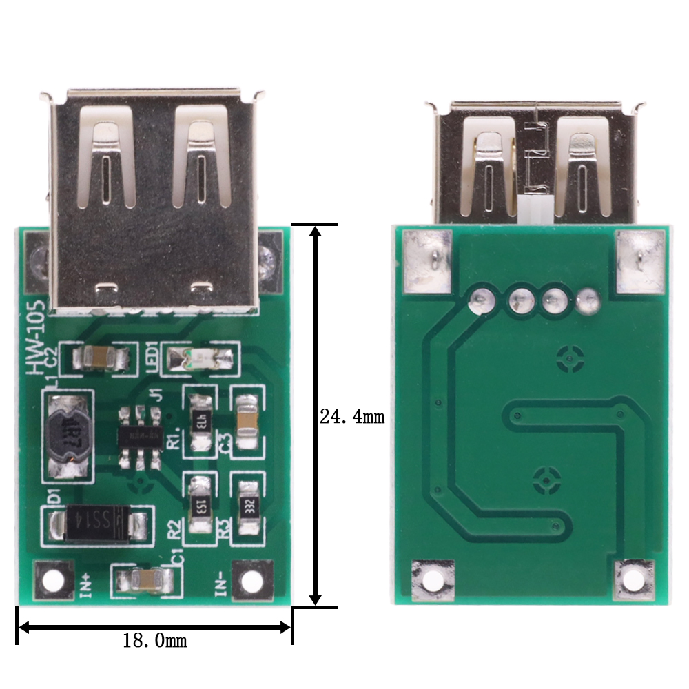 لوحة تحويل دفعة طاقة محمولة US - مراجعة Tp4056 Module وسعره