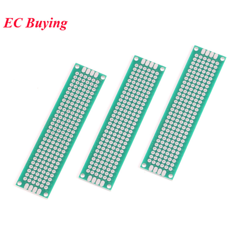 5 قطع 2x8 سم نموذج ثنائي الجان - مراجعة Pcb Prototyping Board وسعره