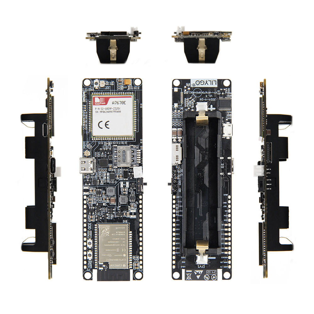 وحدة LILYGO T-A7670E ESP32، تد - مراجعة Esp32 Battery Holder Lipo وسعره