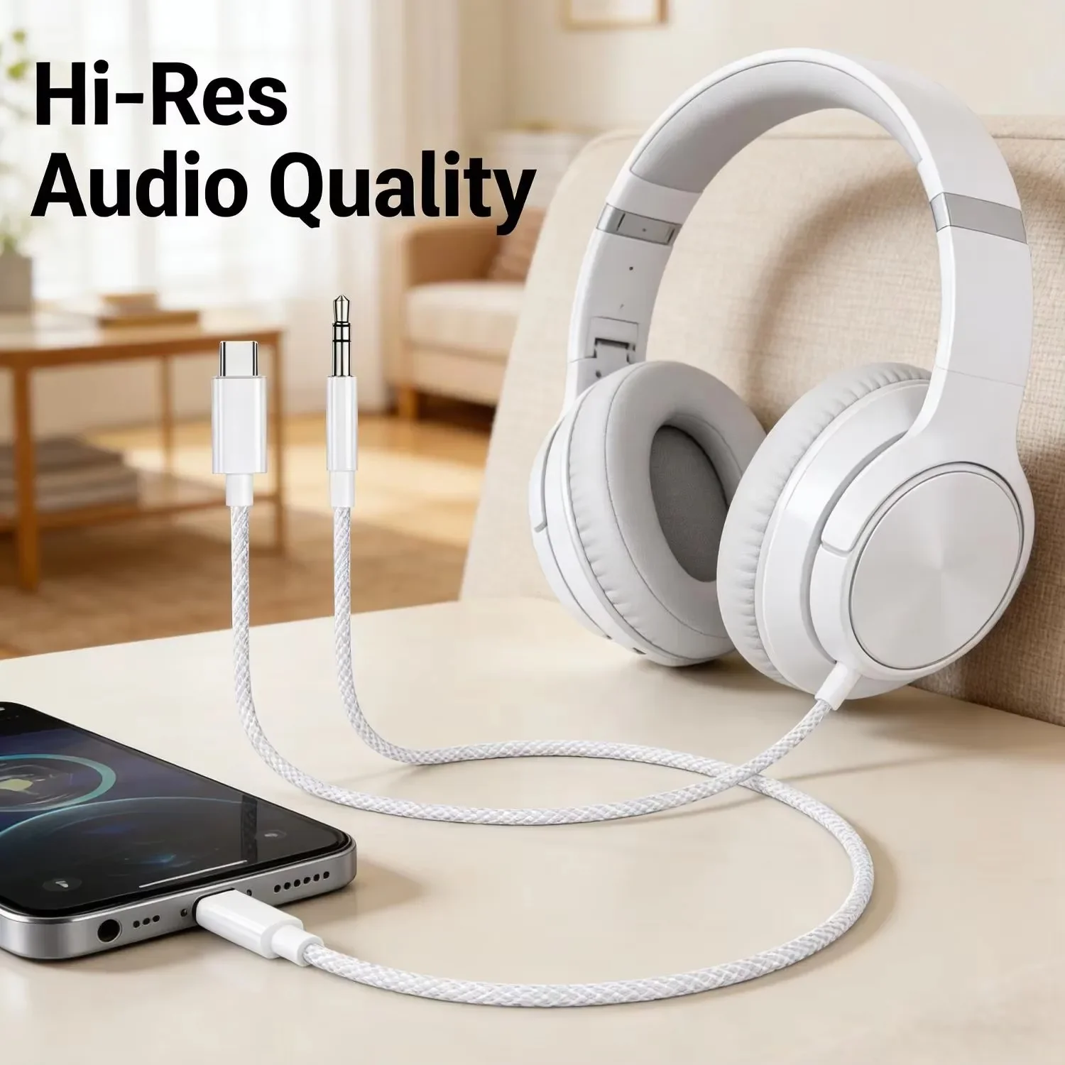 كابل صوت AUX من نوع USB-C إلى  - مراجعة Usb C Cable وسعره