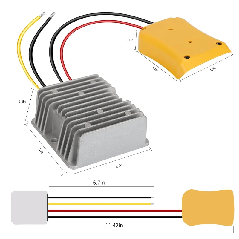 محول جهد تيار مستمر من 20 فولت - مراجعة Boost Converter وسعره