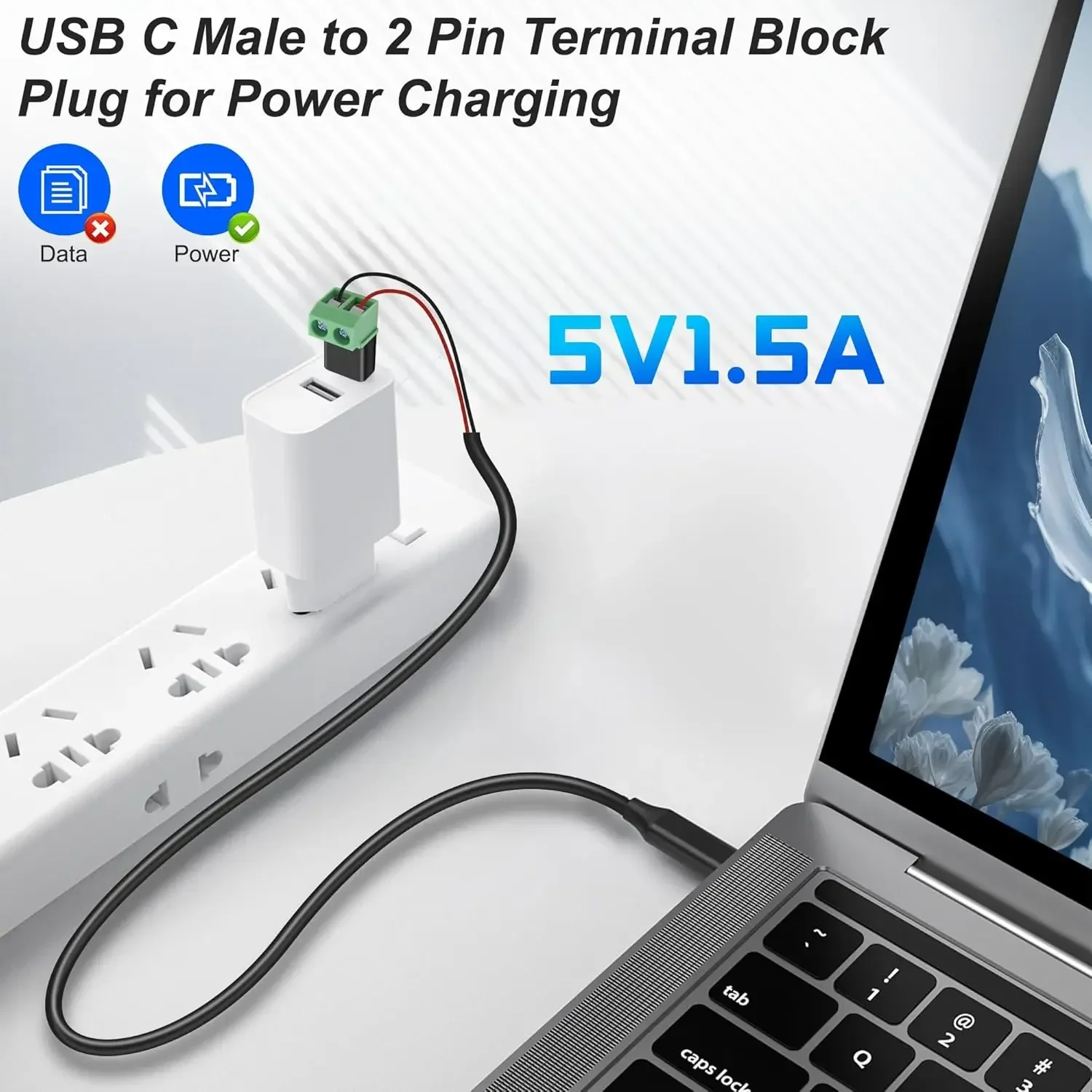 1-4 قطع موصل بدون لحام USB C إ - مراجعة Screw Terminal Block وسعره