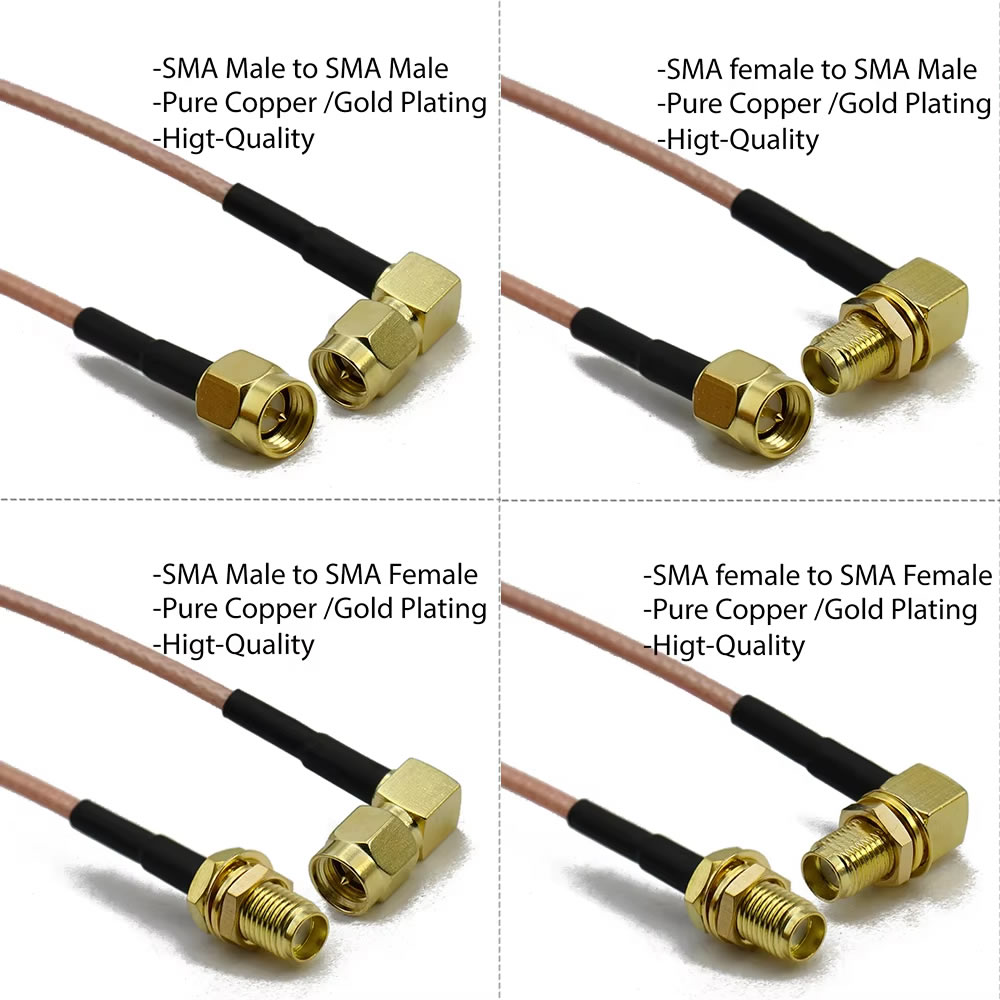 قسط RG316 SMA إلى SMA ذكر التو - مراجعة Jumper Wire Kit وسعره