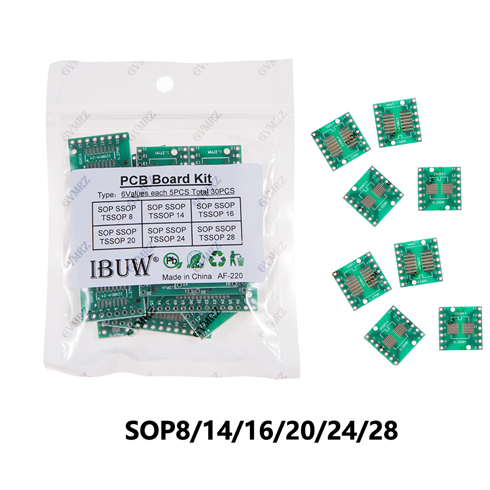 30 قطعة 6 قيمات لوحة محول PCB  - مراجعة Pcb Prototyping Board وسعره