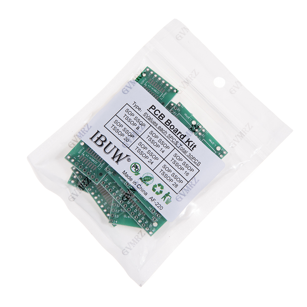 30 قطعة 6 قيمات لوحة محول PCB  - مراجعة Pcb Prototyping Board وسعره