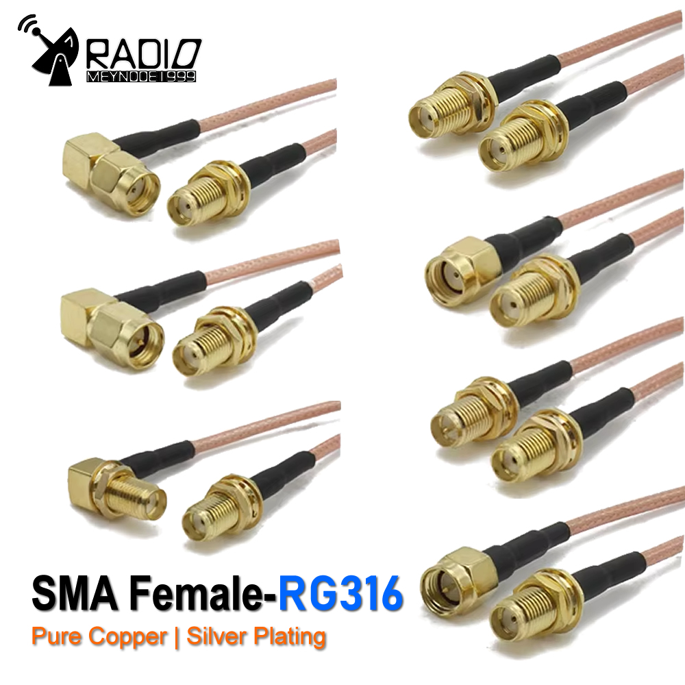 RG316 SMA إلى SMA/RP SMA ذكر ا - مراجعة Jumper Wire Kit وسعره