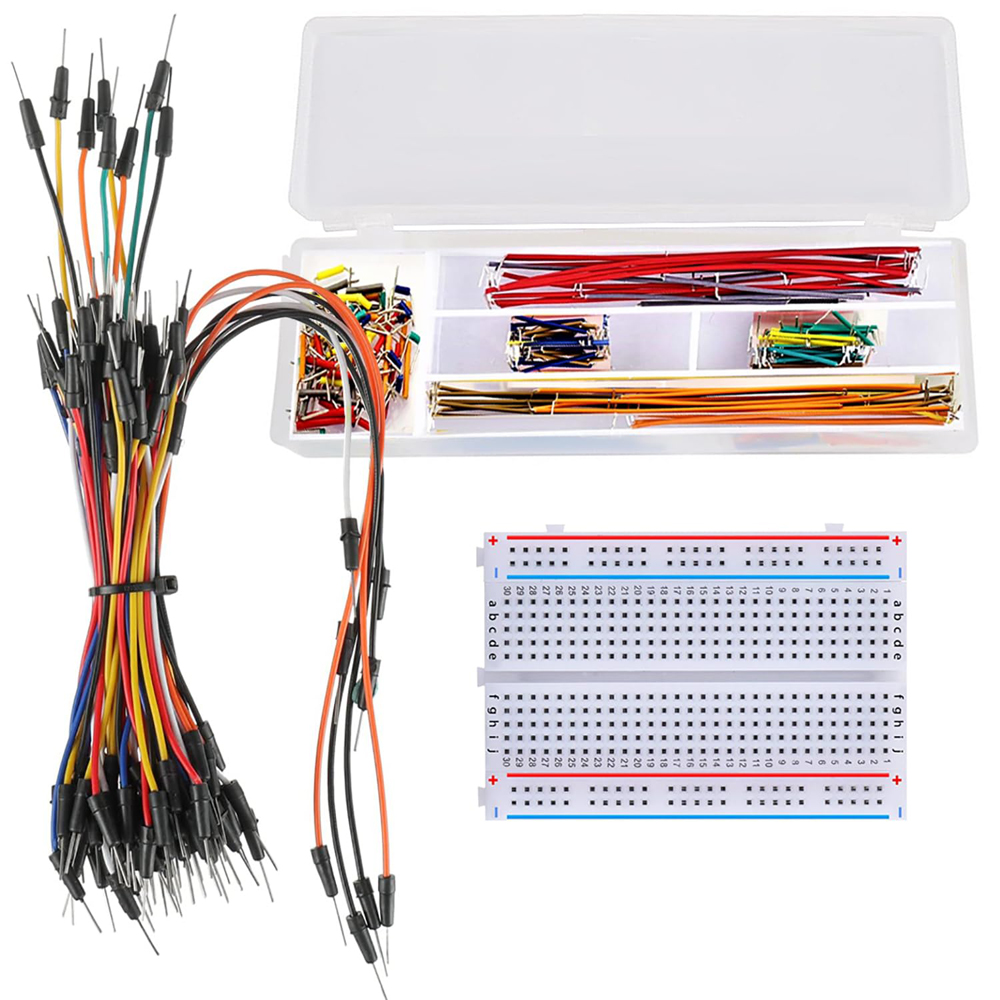 طقم أسلاك توصيل مع لوح خبز 400 - مراجعة Breadboard 400 Point وسعره