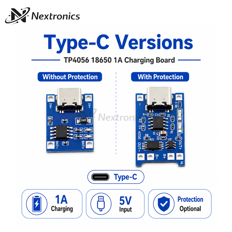 وحدة شحن بطارية ليثيوم 18650 ( - مراجعة Tp4056 Module وسعره