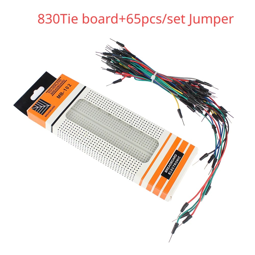 400 830 نقطة اللوح عدة مع كابل - مراجعة Breadboard 400 Point وسعره